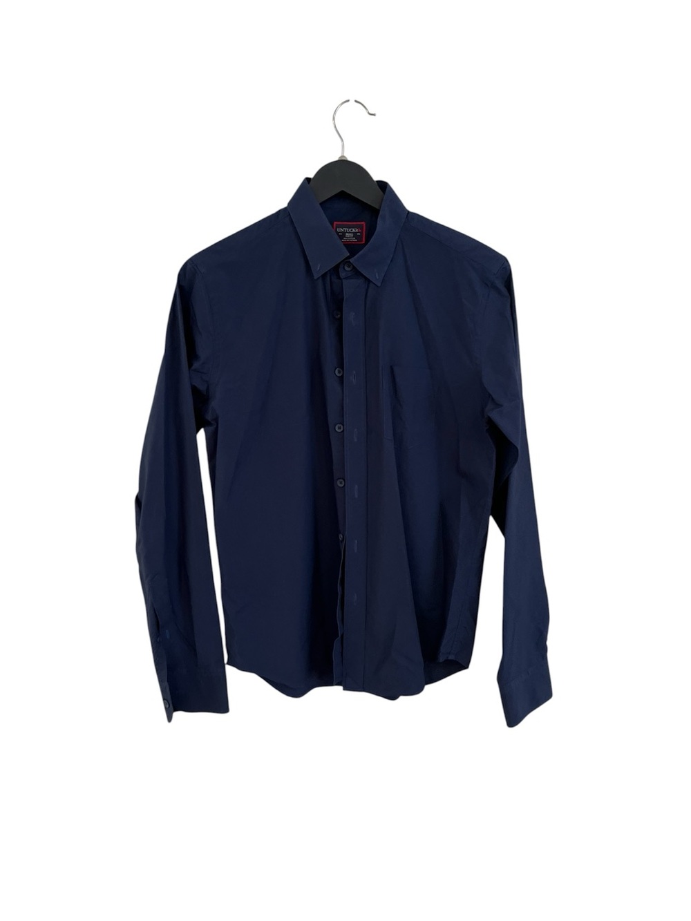 UNTUCKit Men's Navy Long-Sleeve Dress Shirt
